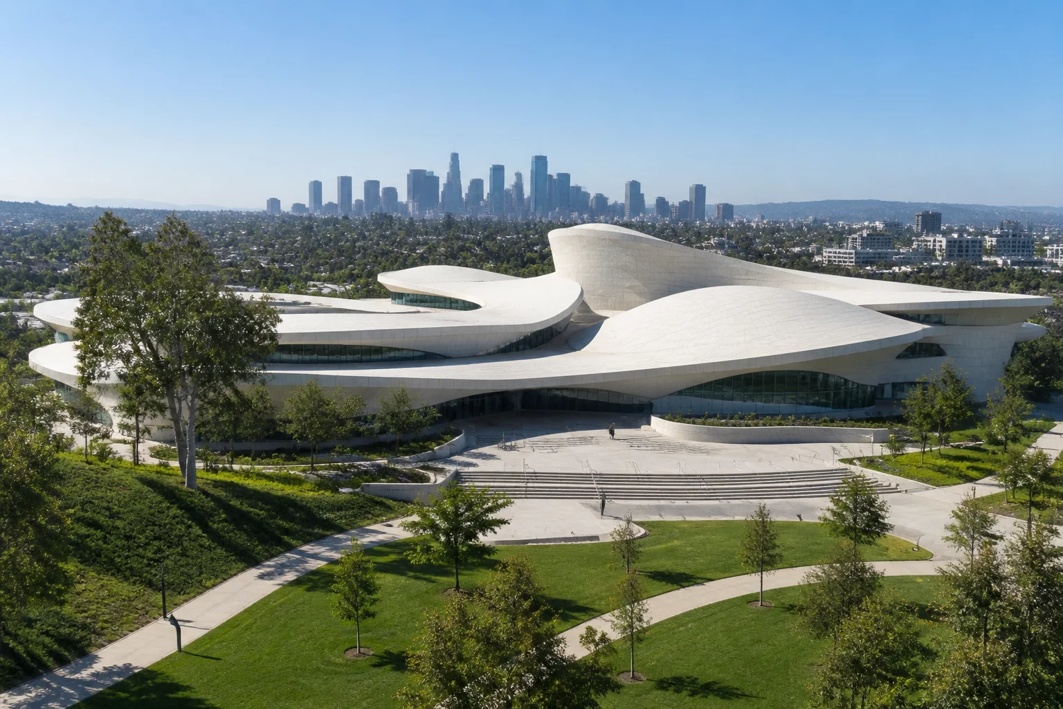Lucas Museum of Narrative Art architectural shot